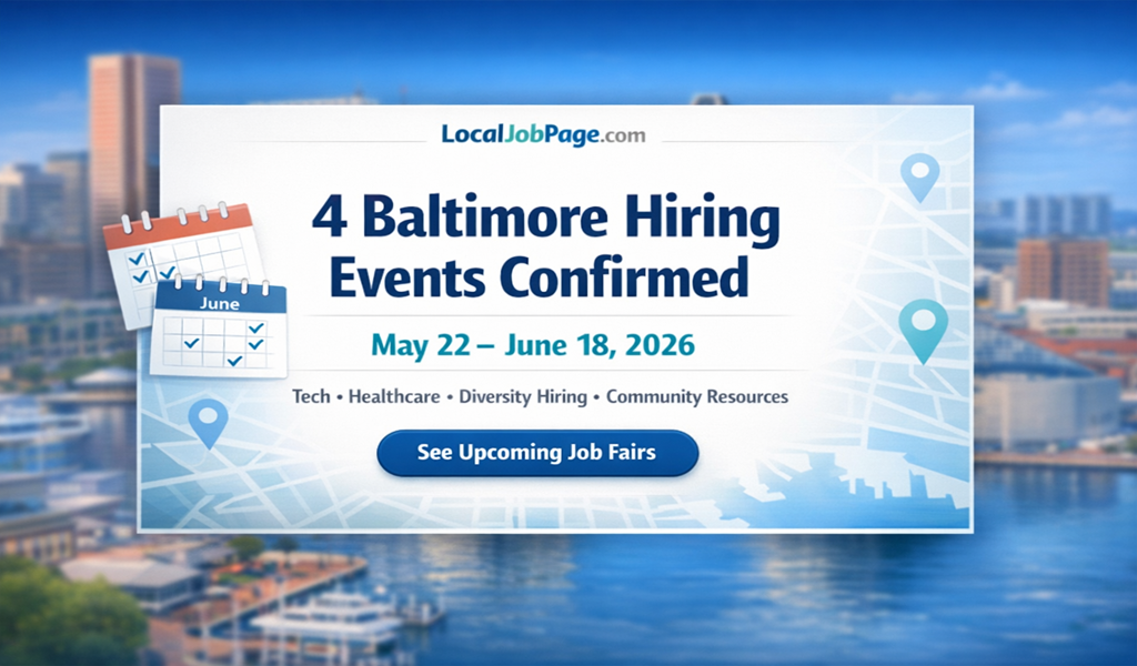 4 Baltimore Job Fairs & Hiring Events Coming Up in May–June 2026